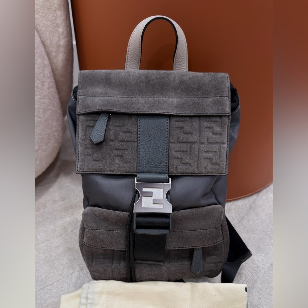 Unisex EUC FENDI FF Sling Bag / Backpack